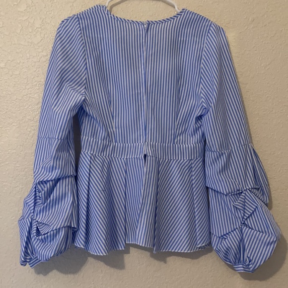 Long sleeve Stripe Blouse - Picture 2 of 2